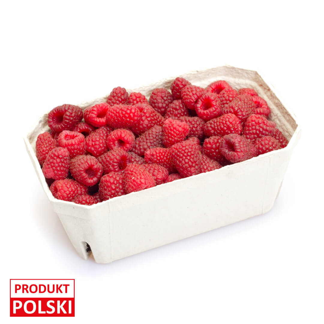 Maliny polskie - opakowanie 500g. 21,90 zl/opak.