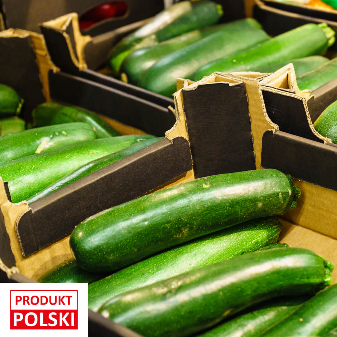 Cukinia - paczka. 6,40 zl/kg