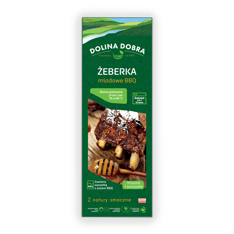DOLINA DOBRA Zeberka miodowe BBQ. 50,07 zl/kg