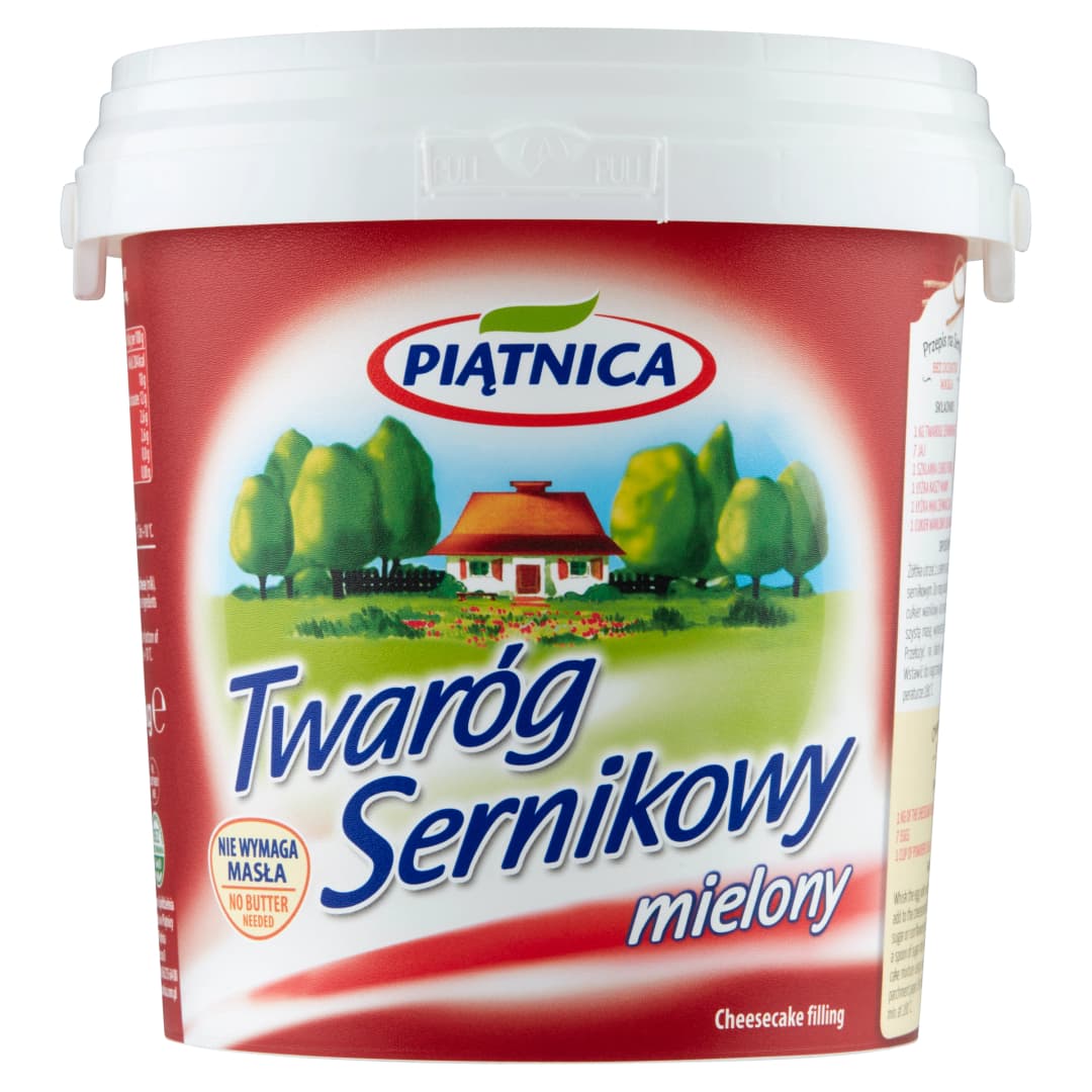PIATNICA Twarog sernikowy mielony. 18,99 zl/kg