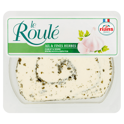 RIANS LE ROULE Francuski ser smietankowy z ziolami i czosnkiem. 97,52 zl/kg